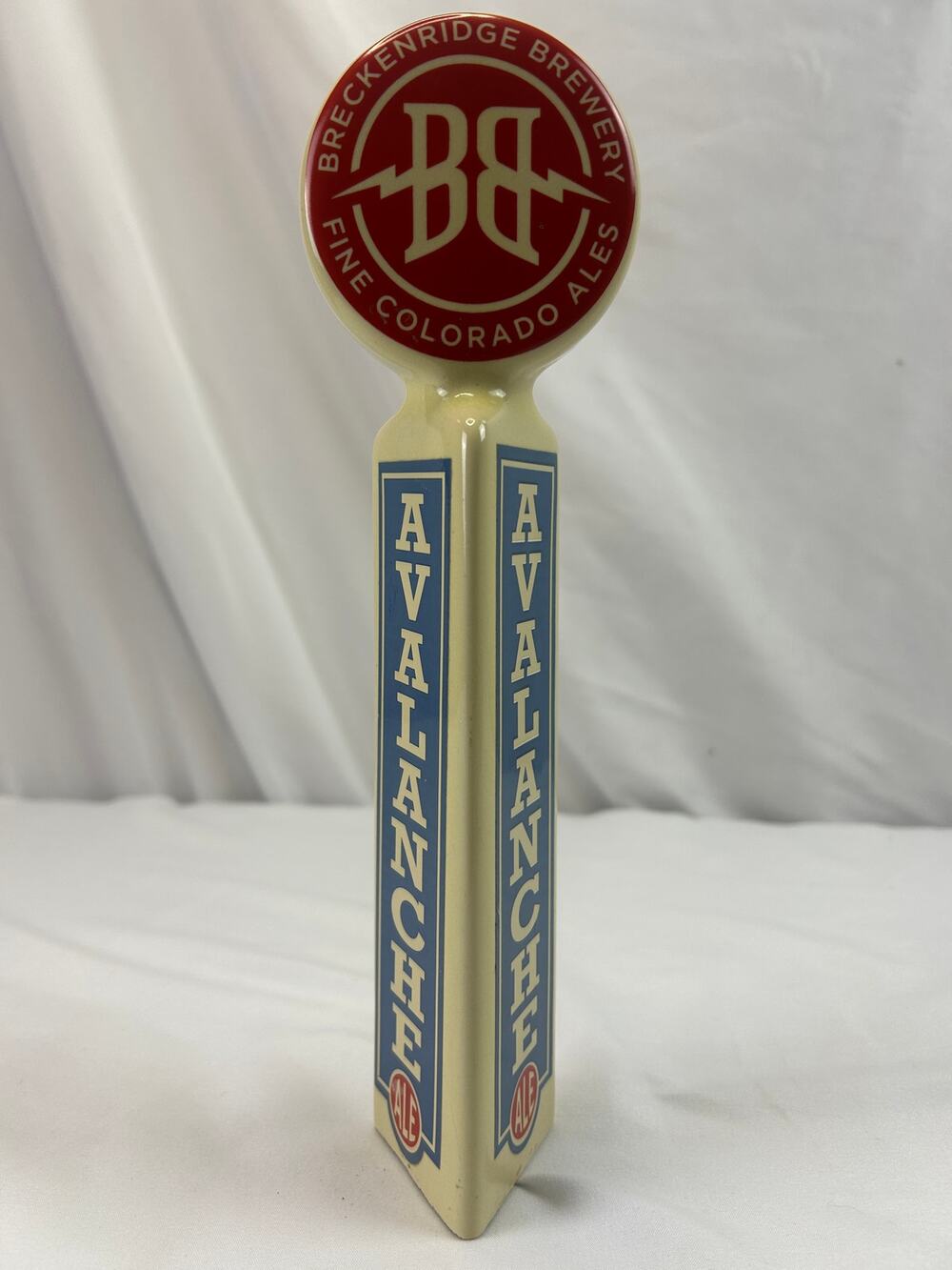 Breckenridge Brewery Avalanche Ale Beer Tap Handle Ceramic Colorado Breweriana
